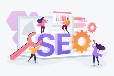 Seo Optimization Concept Vector Illustration